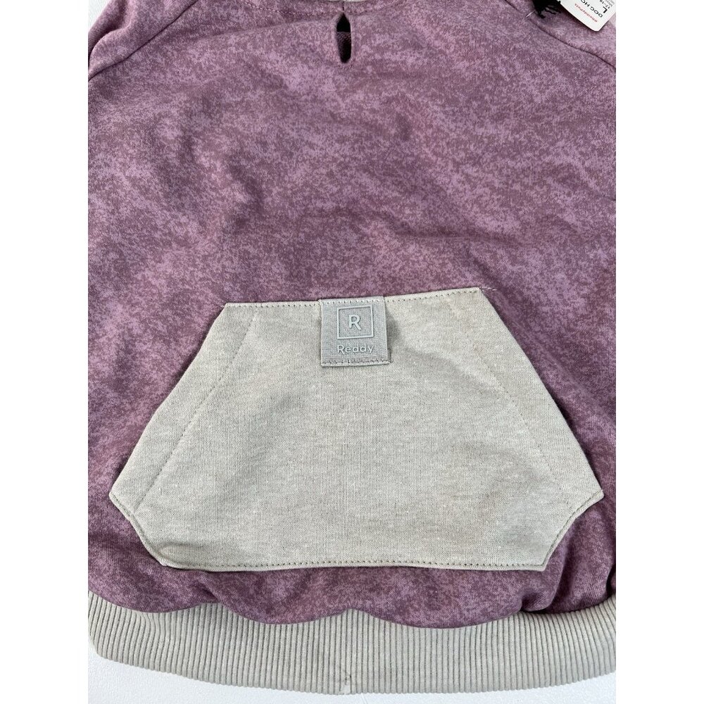 Reddy Dog Hoodie Large Mauve/Beige Pocket 17-19” - Picture 8 of 10